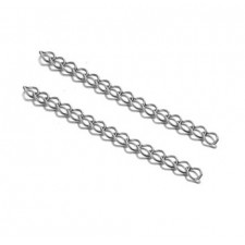 Stainless steel extension chains Antique silver